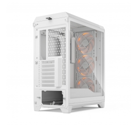Fractal Design Meshify 3 | White RGB TG Clear Tint | Mid-Tower | Power supply included No | ATX