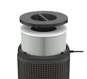 Duux Smart Air Purifier | Bright 2 | 4-22 W | Suitable for rooms up to 42 m² | Black