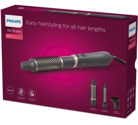 Philips 3000 Series Air Styler BHA301/00 Plaukų formavimo šukos, Juoda
