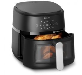 Philips 2000 Series NA231/00 Karšto oro gruzdintuvė 6.2 L 1700 W, Juoda/Sidabrinė