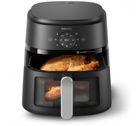 Philips 2000 Series NA231/00 Karšto oro gruzdintuvė 6.2 L 1700 W, Juoda/Sidabrinė