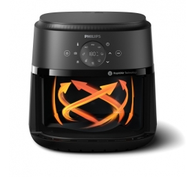 Philips 2000 Series NA231/00 Karšto oro gruzdintuvė 6.2 L 1700 W, Juoda/Sidabrinė