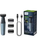 Philips Bodygroom 3000 Series BG3027/05 Kūno plaukų skustuvas / kirpimo mašinėlė, Juoda/Mėlyna