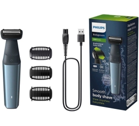 Philips Bodygroom 3000 Series BG3027/05 Kūno plaukų skustuvas / kirpimo mašinėlė, Juoda/Mėlyna