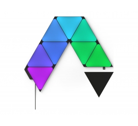 Nanoleaf|Shapes Black Triangles Starter Kit (9 panels)|42 W|WiFi
