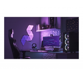 Nanoleaf|Shapes Black Triangles Starter Kit (9 panels)|42 W|WiFi