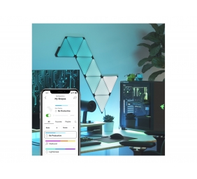 Nanoleaf|Shapes Black Triangles Starter Kit (9 panels)|42 W|WiFi