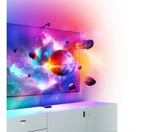Nanoleaf|Nanoleaf 4D TV Screen Mirror + Light Strips Kit (for TV & Monitor up to 65'')|24 W|RGBIC|WiFi (2.4 GHz b/g/n)|N/A K