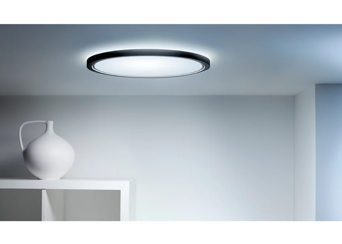 WiZ Smart WiFi SuperSlim Ceiling 545mm, Black | 32 W | 2200-6500 K (RGB)