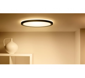WiZ Smart WiFi SuperSlim Ceiling 545mm, Black | 32 W | 2200-6500 K (RGB)