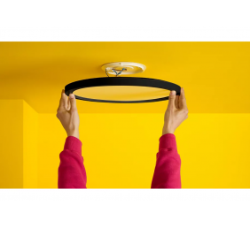 WiZ Smart WiFi SuperSlim Ceiling 545mm, Black | 32 W | 2200-6500 K (RGB)