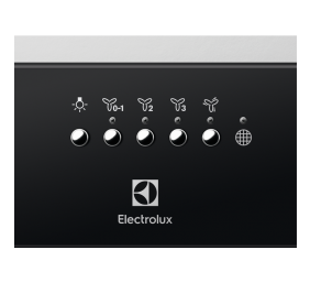 Electrolux Canopy | Energy efficiency class A | Width 54 cm | Push buttons | LED | Black