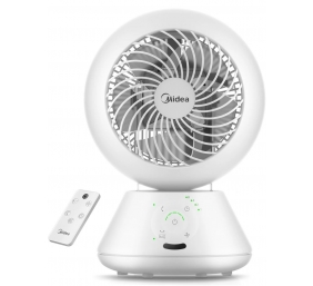 Midea Fan | MDF24JRW TurboForce | Table Fan | White | Number of speeds 5 | Oscillation | Remote control
