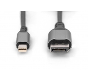 Digitus 8K DisplayPort Adapter Cable, Mini DP to DP, 2 m | DB-340106-020-S | DisplayPort to DisplayPort