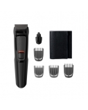 Philips Multigroom 3000 Series MG3710/15, 6-in-1 Plaukų kirpimo mašinėlė, Juoda
