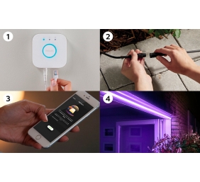 Philips Hue|Lightstrip|Hue White and Colour Ambiance|White and colored light