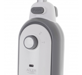 Adler Steam mop | AD 7057 | Power 1300 W | Water tank capacity 0.38 L | White/Grey
