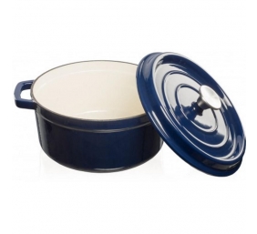GRAND FEU | Pot | FEUDARKBLUE | 4.7 L | Cast iron | Dark blue | Lid included