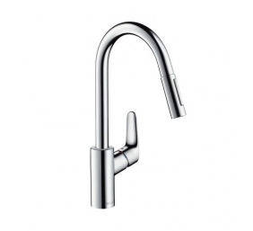 Hansgrohe Focus M41 Single lever kitchen mixer 240, pull-out spray, 2jet 31815000