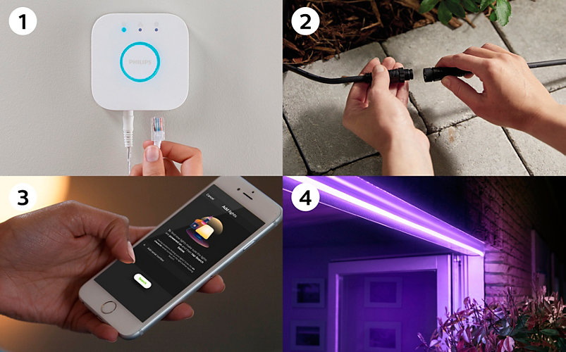 Philips Hue|Lightstrip|Hue White and Colour Ambiance|White and colored light