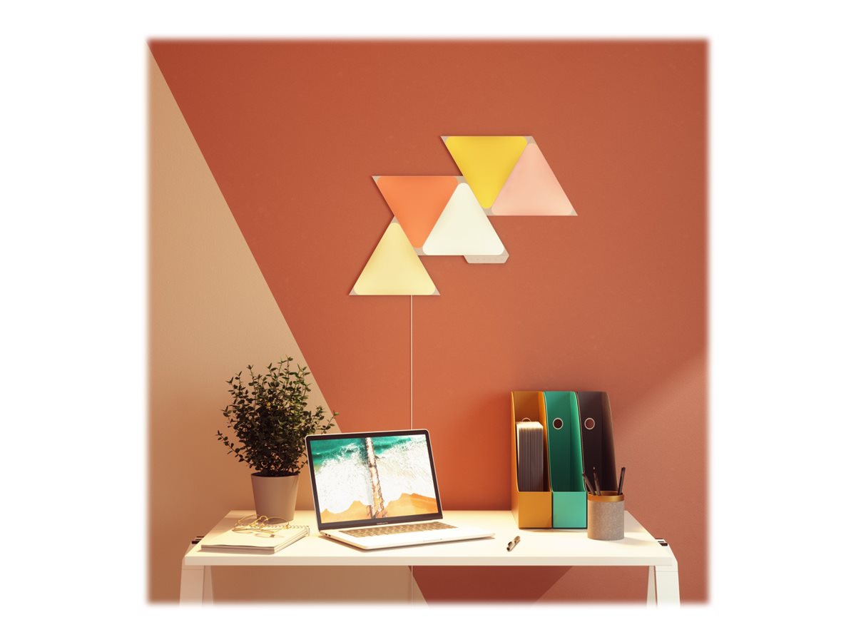 Nanoleaf|Shapes Triangles Starter Kit (15 panels)|1.5 W|16M+ colours