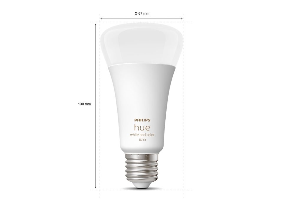 Hue WCA 13.5W A67 E27 | E27 | 13.5 W | RGBW 2000-6500K | Bluetooth and Zigbee