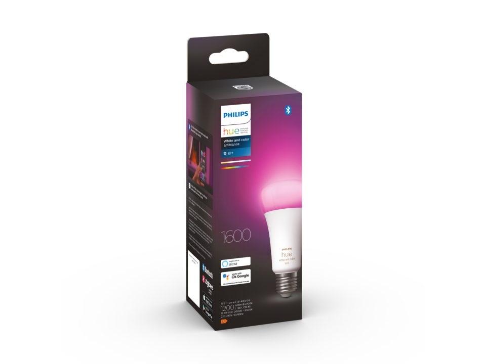 Hue WCA 13.5W A67 E27 | E27 | 13.5 W | RGBW 2000-6500K | Bluetooth and Zigbee