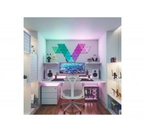 Nanoleaf|Shapes Black Triangles Expansion Pack (3 panels)|42 W|WiFi