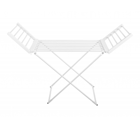 Adler | Foldable electric clothes drying rack | AD 7821 | 220 W | Silver/White | IP22
