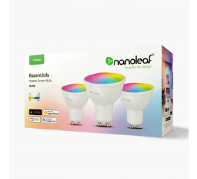 Essentials Smart GU10 Bulb Matter 5W 400Lm RGBCW, 3pcs pack | GU10 | 5 W | RGBCW | Bluetooth, Thread