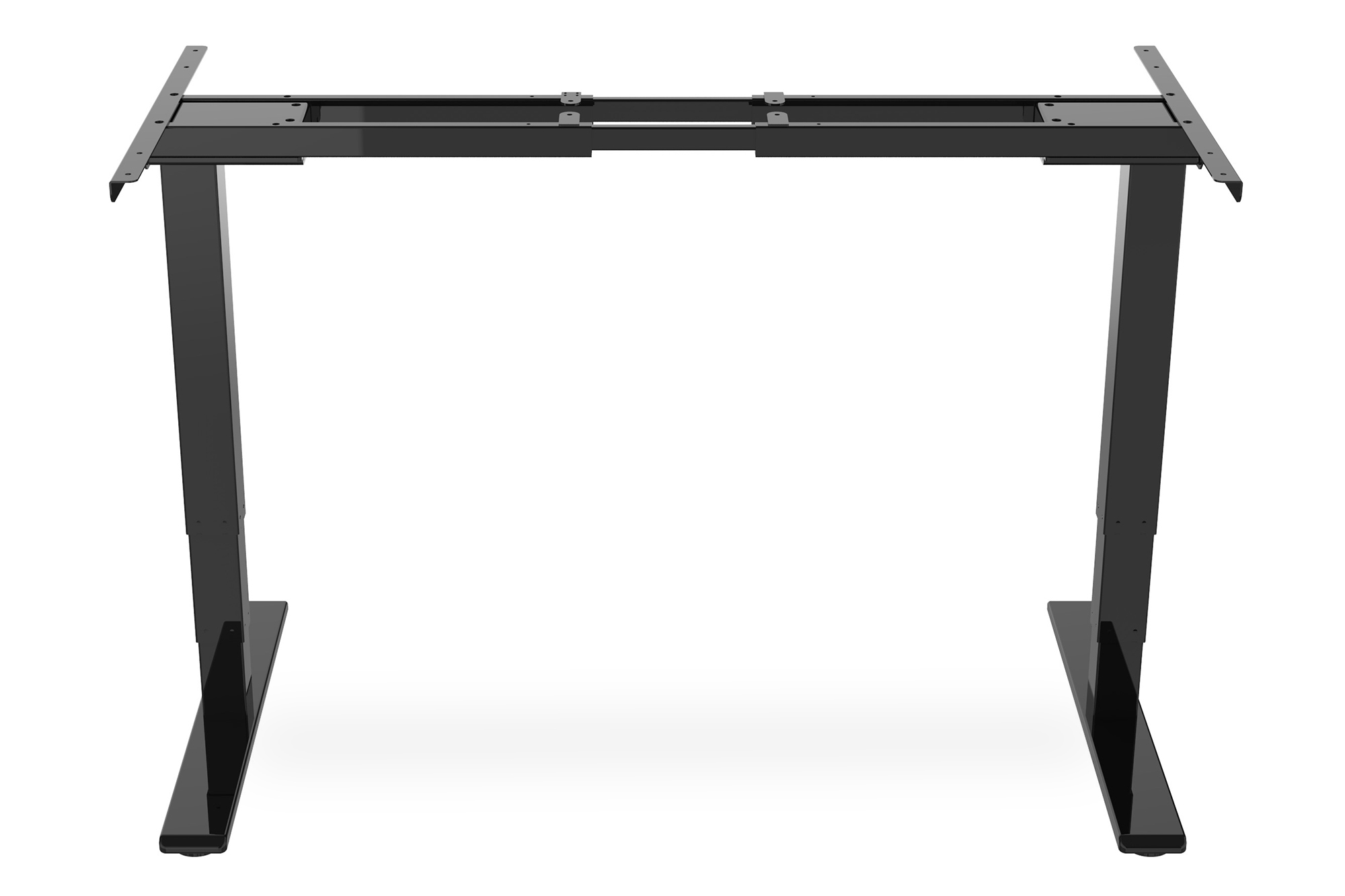 Electrically Height-Adjustable Table Frame, dual motor, 3 levels | 62-127 cm | Black