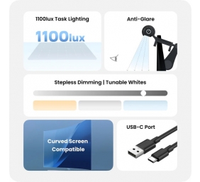 Yeelight Pura Monitor Light Bar Lite | YLBGD-0111 | 5 W