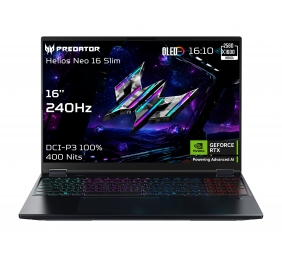 Acer Predator Helios Neo 16S AI OLED PHN16S-71-96S5 16" FHD i9-275HX/32GB/1000GB/NVIDIA GF RTX 5070 Ti/Win11/ENG kbd/Black/2Y Warranty