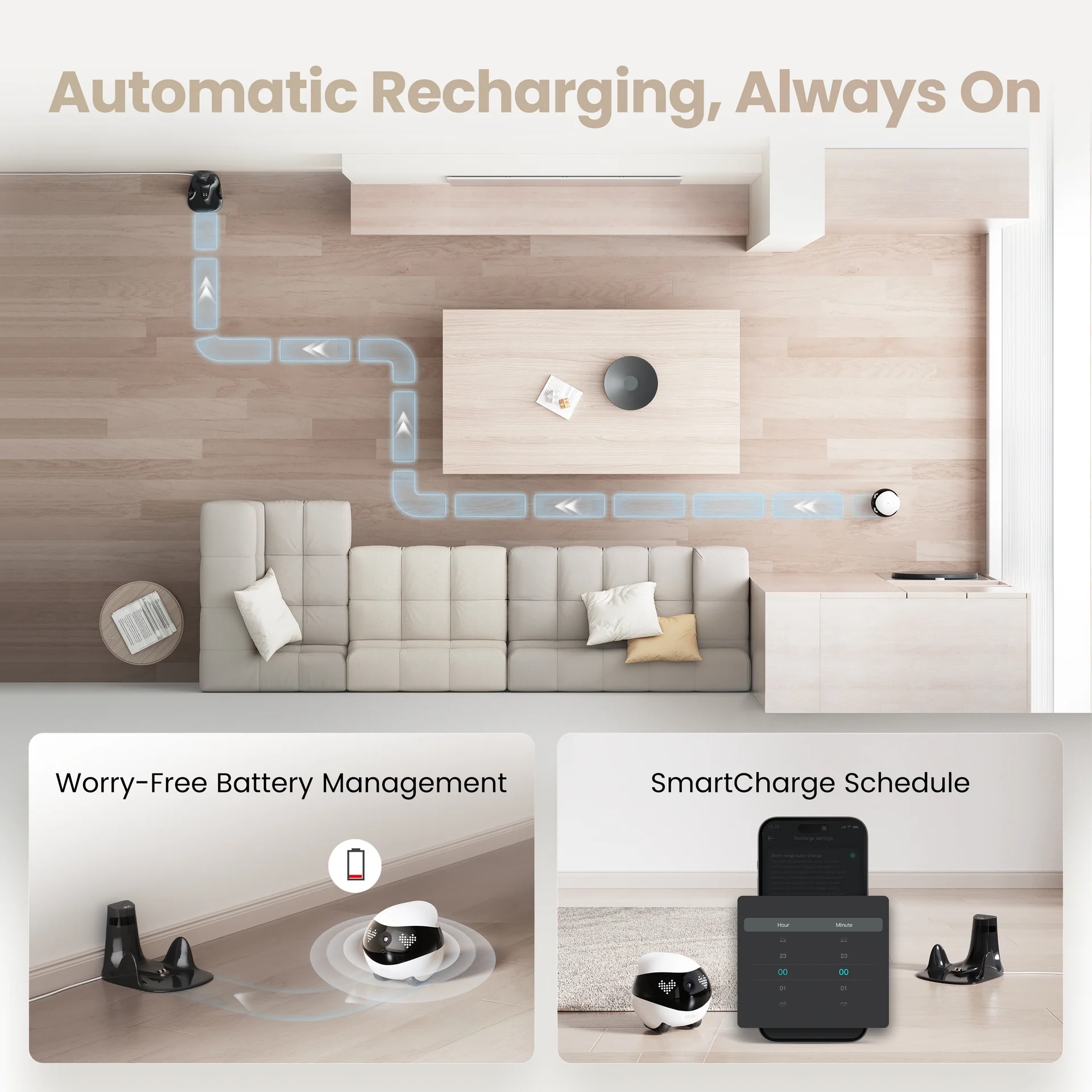 Enabot | Companion Robot | EBO AIR 2 | Compact | Maximum Memory Support 256G