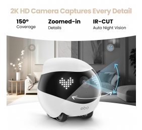 Enabot | Companion Robot | EBO AIR 2 | Compact | Maximum Memory Support 256G
