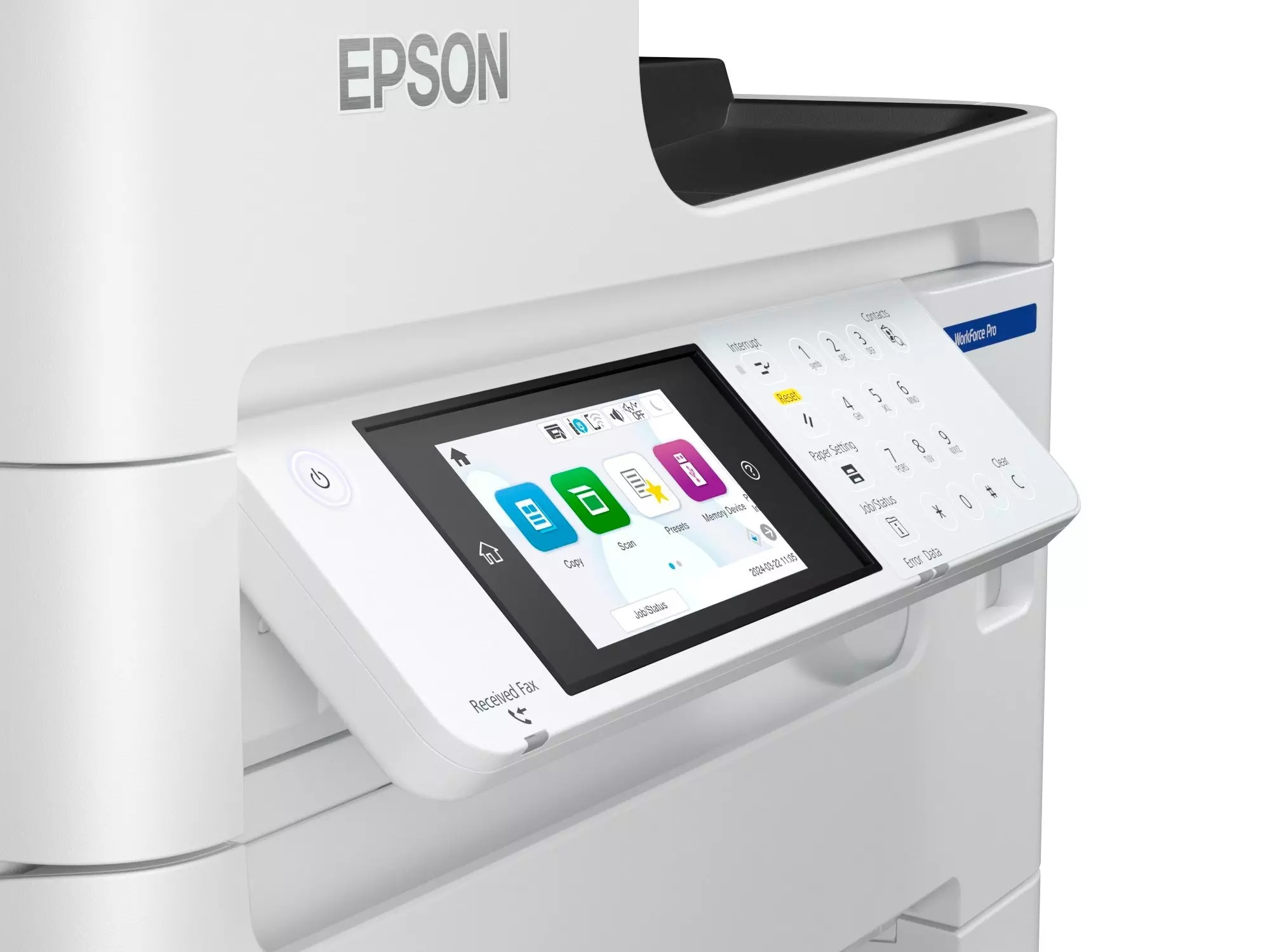 Epson Multifunctional printers | WorkForce Pro EM-C8101RDWF | Inkjet | Colour | A4 | Wi-Fi | White