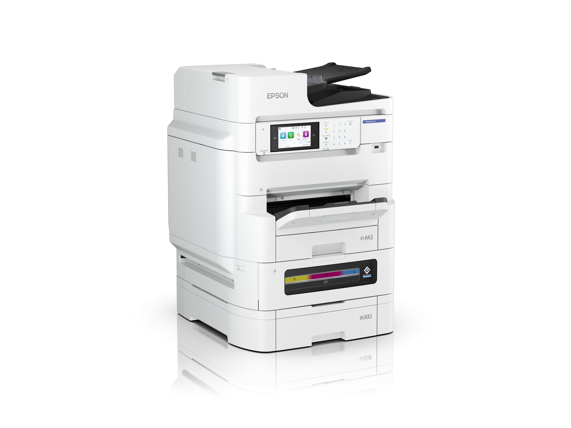 Epson Multifunctional printers | WorkForce Pro EM-C8101RDWF | Inkjet | Colour | A4 | Wi-Fi | White