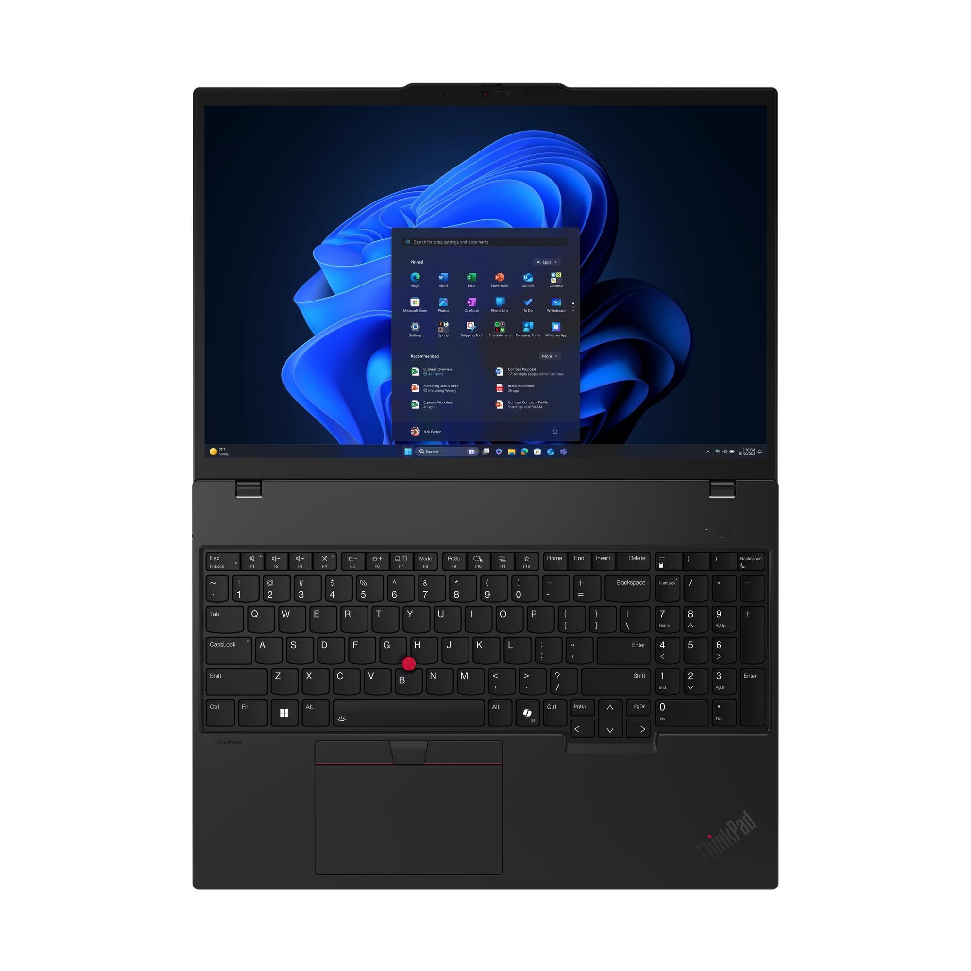Lenovo Thinkpad T16 G4 Intel | Black | 16 " | IPS | WUXGA | 1920 x 1200 pixels | Anti-glare | Intel Core Ultra 5 | 225U | 16 GB | SODIMM DDR5 | Solid-state drive capacity 512 GB | Intel Graphics | Windows 11 Pro | 802.11ax | Bluetooth version 5.3 | Keyboa