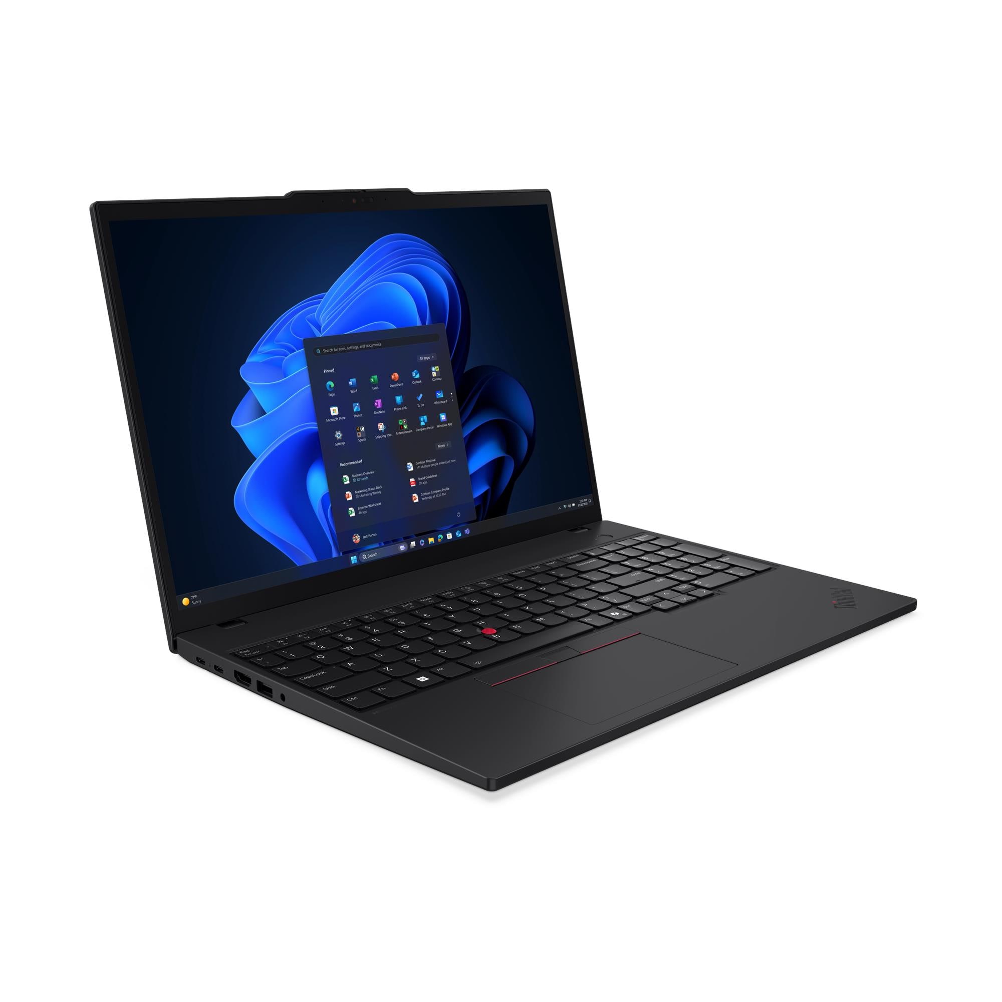 Lenovo ThinkPad T16 G4 Intel | Black | 16 " | IPS | WUXGA | 1920 x 1200 pixels | Anti-glare | Intel Core Ultra 7 | 255U | 32 GB | SODIMM DDR5 | Solid-state drive capacity 1000 GB | Intel Graphics | Windows 11 Pro | 802.11ax | Bluetooth version 5.3 | LTE U