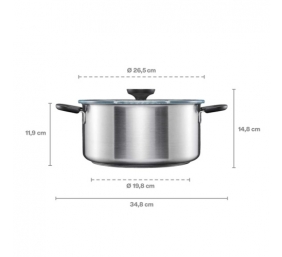 Fiskars Functional Form 1072317 Casserole Puodas 5L