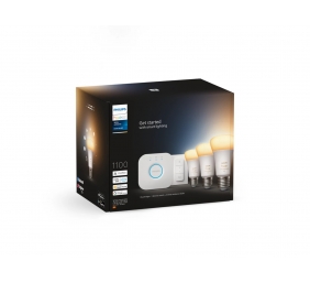 WA Starter Kit 11W A60 E27 3pcs, Bridge, Switch | E27 | 11 W | Warm to cool white 2200-6500K + 16 million colors | Bluetooth and Zigbee
