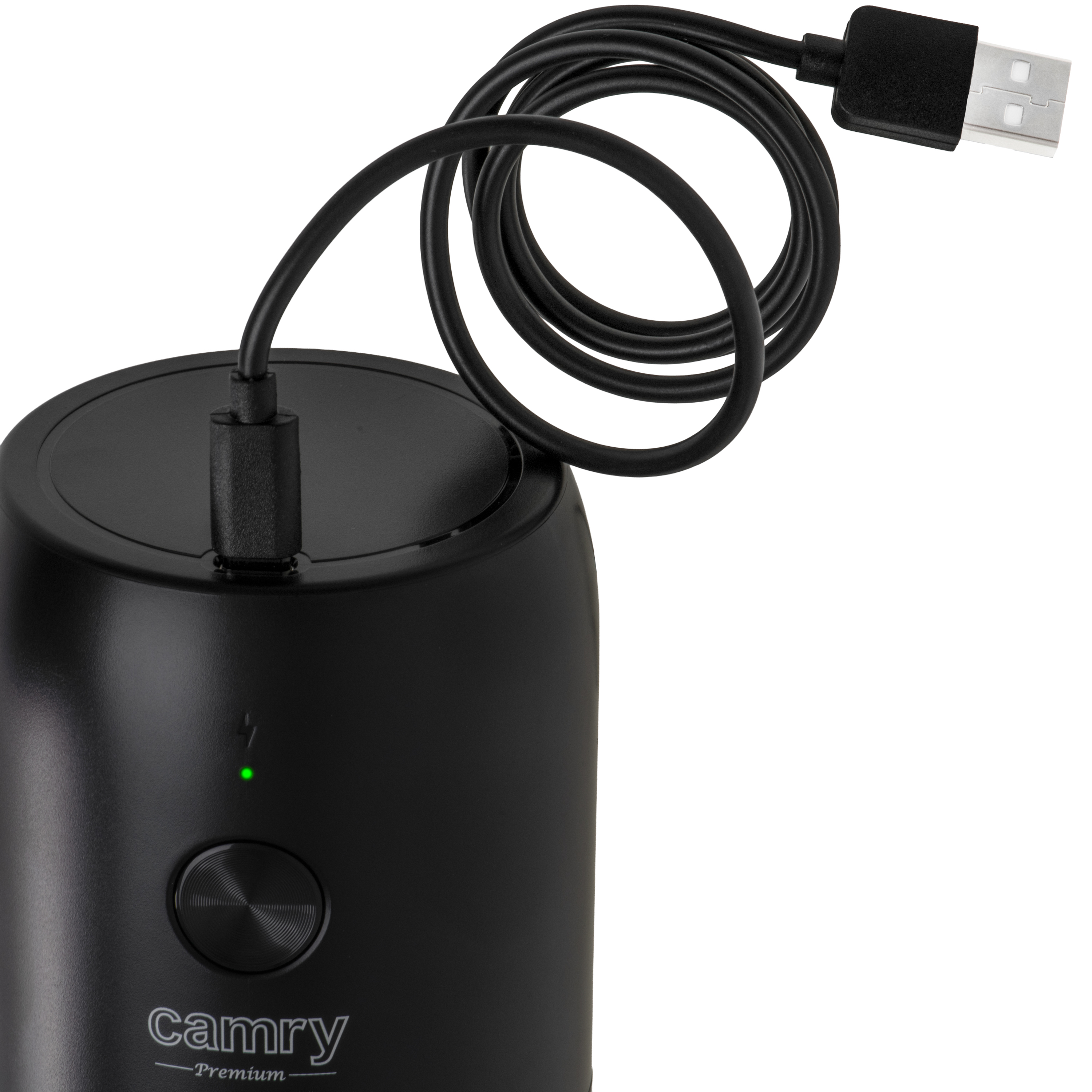 Camry Cordless USB Electric Coffee Grinder | CR 4302 | 25 W | Coffee beans capacity 25-30 g | Black