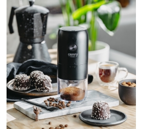 Camry Cordless USB Electric Coffee Grinder | CR 4302 | 25 W | Coffee beans capacity 25-30 g | Black