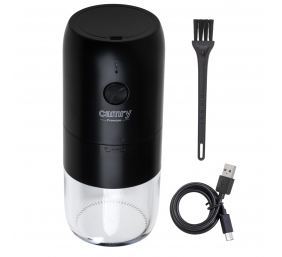 Camry Cordless USB Electric Coffee Grinder | CR 4302 | 25 W | Coffee beans capacity 25-30 g | Black