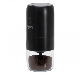 Camry Cordless USB Electric Coffee Grinder | CR 4302 | 25 W | Coffee beans capacity 25-30 g | Black