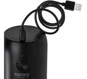 Camry Cordless USB Electric Coffee Grinder | CR 4302 | 25 W | Coffee beans capacity 25-30 g | Black