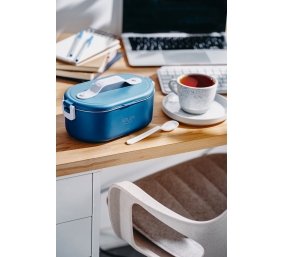 Adler | Electric lunch box with thermal bag | AD 4522 | 0.8 L | Plastic/Stainless steel | Blue | Lid included