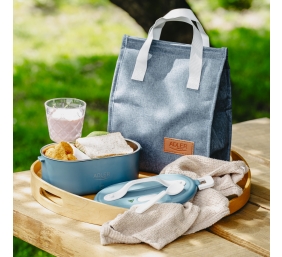 Adler | Electric lunch box with thermal bag | AD 4522 | 0.8 L | Plastic/Stainless steel | Blue | Lid included