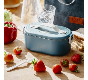 Adler | Electric lunch box with thermal bag | AD 4522 | 0.8 L | Plastic/Stainless steel | Blue | Lid included