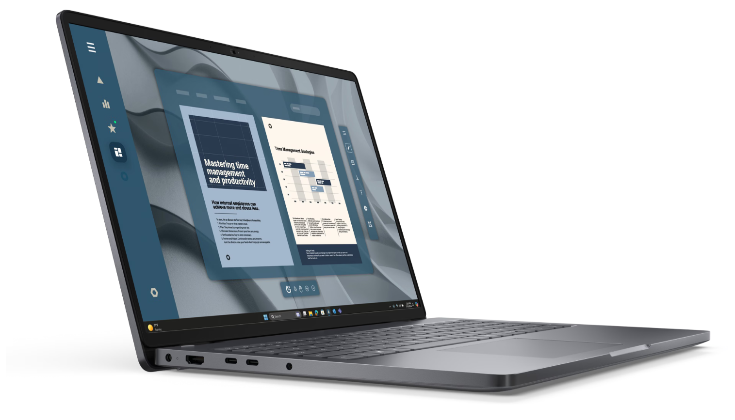 Dell Pro 16 PC16255 | 16 " | IPS | FHD+ | 1920 x 1200 pixels | Anti-glare | AMD Ryzen 5 PRO | 230 | 16 GB | DDR5 | Solid-state drive capacity 1000 GB | AMD Radeon 760M Graphics | Windows 11 Pro | 802.11ax | Keyboard language Nordic | Keyboard backlit | Wa